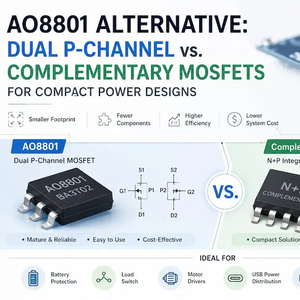 AO8801 Alternative: How to Choose the Right Complementary MOSFET for Compact Power Designs